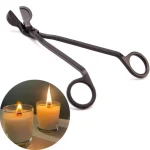 18cm Candle Wick Trimmer Stainless Steel Scissors Trim Wick Cutter Round Head Candles Core Shears Handmade Tools 2