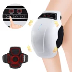 Electric Knee Massage Pad 3 Levels Wireless  3D Airbag Hot Compress Vibration Massager with Red Light Knee Massage Health Care