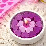 55 Compartment Heart Silicone Candle Mold Valentine's Day Candles Making Kit DIY Love Cake Chocolate Baking Mould Party Gifts 5