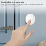 Tuya ZigBee Button Scene Switch Intelligent Linkage Smart Switch Battery Powered Automation Work With Smart Life Zigbee Devices 3