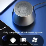 Original Mini Bluetooth 5.0 Speaker Big Audio With Deep Bass Sound Outdoor Soundbox Music Portable Camping Loudspeaker 5