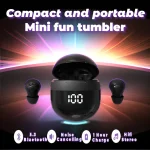 Super bass Sleep Headphones Wireless Bluetooth Earphones With Mic Sports Earbuds Noise Reduction Mini HD Headset For Smart Phone 3