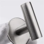 1Pcs Stainless Steel Silver Bathroom Hardware Set Towel Rack Toilet Paper Holder Towel Bar Hook Bathroom Accessories 3