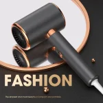 Salon Hair Dryer 2000W Professional Hot Cold Air Brush Negative Ionic Blow Dryer Strong Power 5th GearHairdryerblowdryerwithcomb 2