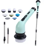 9-in-1 Electric Cleaning Brush Electric Spin Cleaning Scrubber Electric Cleaning Tools Parlour Kitchen Bathroom Cleaning Gadgets 4