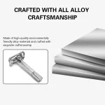 Double Edge Safety Razor for Unisex Safety Razor with a Delicate Box Holder With Blade Professional Barber Styling Accessories 5