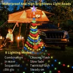 LED Outdoor Christmas Tree Decorations Lights USB 2/3M Waterproof Fairy String Lights 8 Modes Indoor Yard Wedding Party Lighting 5