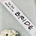I Do Crew Bridesmaid Maid of Honor groom Bride to be sash Friend Theme Bachelorette Party bridal shower decoration proposal gift 2