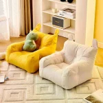 Soft Small Sofa Chair Comfortable Ergonomic Living Room Lazy Sofa With Storage Bag Children's Bear Sofa Chair For Boys And Girls 4
