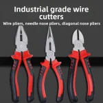 Electric Wire Pliers Large Opening Sharp Multifunction Tool for Cutting Twisting Gripping Metal Wires Heavy Duty Industrial Tool 2