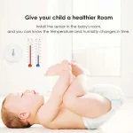Tuya Zigbee Temperature and Humidity Sensor Intelligent Home Hygrometer work with Smart Life Alexa Google Assistant 5