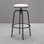 Nordic Bar Stool Chair Can Be Raised and Lowered Rotating High Stool Bar Chairs Light Luxury Home Iron Leisure Island Chairs 4