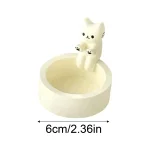 Kitten Candle Holder Cute Cat Candlestick Creative Aromatherapy Candle Holder Durable High Tempe Cartoon Candlestick Decoration 5