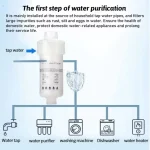 5'' PRE FILTER Water Filter Cartridge Washing Machine Filter with Adapter Bathroom Water Heater Toilet Household Purifier 2