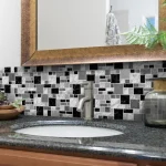 Marble Peel and Stick Backsplash Tiles 3D Self Adhesive Wall Sticker for Kitchen Bathroom Waterproof Home Decor DIY 3