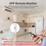 Tuya WiFi Zigbee Temperature Humidity Sensor Smart Home Indoor Hygrometer APP Monitoring Work with Google Home SmartLife Alexa 2