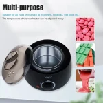 200ml Hair Removal Tool Smart Warmer Wax Heater Hands Feet Epilator Depilatory Skin Care Paraffin Wax Machine Kit+Wax Beans 6