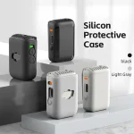 1PCS Silicone Wireless Microphone Dust Cover Protective Cover Accessories For DJI Mic2 Sports Camera Transmitter Anti Drop 5