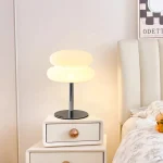 Table lamp bedroom room lamps  USB Plug LED mushroom table lamp Living room dining room ambient lighting(Not glass) 3