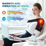 Knee Heating Massager Joint Physiotherapy Hot Compress Vibration Massage Elbow Shoulder Support Thermal Knee Pad Relieve Arthrit 2