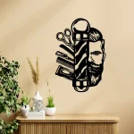 Barbershop Sticker Waterproof Vinyl Wallpaper Home Decor Wall Art Sticker Murals 5