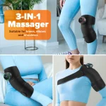 Heating Massage Knee Pad Shoulder Elbow Smart Vibration Hot Compress Protemote Blood Circulation Muscle Relax Joint Massager 3