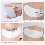 50/100PCS U Shape Eyelash Pads Grafted Lash Hydrogels Gel Patches Under Eye Pads for Eyelash Extension Tips Sticker Makeup Tools 3