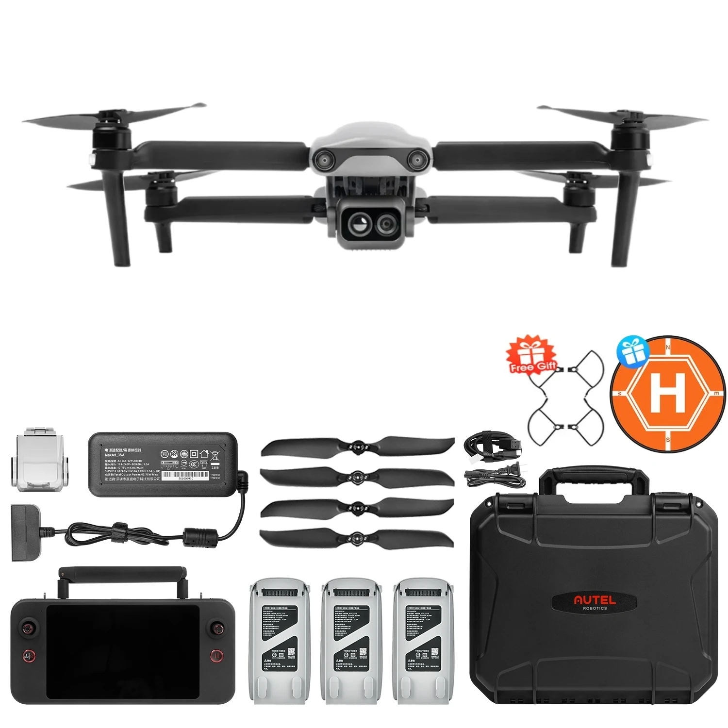 Autel Robotics EVO Lite 640T Drone Enterprise Thermal 16x Digital Zoom Dual Camera 6K Professional Drones AI Target Recognition Autel Robotics EVO Lite 640T Drone Enterprise Thermal 16x Digital Zoom Dual Camera 6K Professional Drones AI Target Recognition