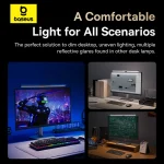 【New Sale】Baseus Magnetic Computer Screen Light Desk Lamp Laptop Hanging USB Light Table Lamp LED Monitor Light Reading Light 6