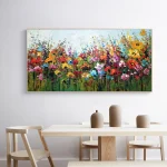 Abstract Flower Canvas Painting Modern Nordic Wall Art Poster Prints Pictures for Living Room Home Decoration Gifts 4