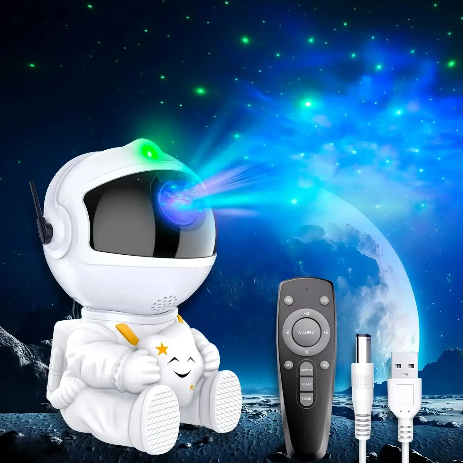 Galaxy Star Projector Night Light Astronaut Space Ceiling LED Lamp for Bedroom Home Decor Kids Gift - Starry Nebula Projector Galaxy Star Projector Night Light Astronaut Space Ceiling LED Lamp for Bedroom Home Decor Kids Gift - Starry Nebula Projector