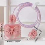 Charger Protector Cable Organizer For iPhone 15 14 11 13 18W 20W Charging Protection Cover Data Cable Management Cord Winder Kit 4