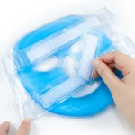 Face Cooling Mask Gel Eye Mask Ice Pack Cooling PVC Hot Cold Therapy Skin Care Tool Gel Face Mask Skin Firming Spa Sleep Mask 4