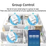 TUYA Smart Plug WiFi Socket EU 16A/20A With Power Monitor Timing Function Voice Control Works With Alexa GoogleHome 6