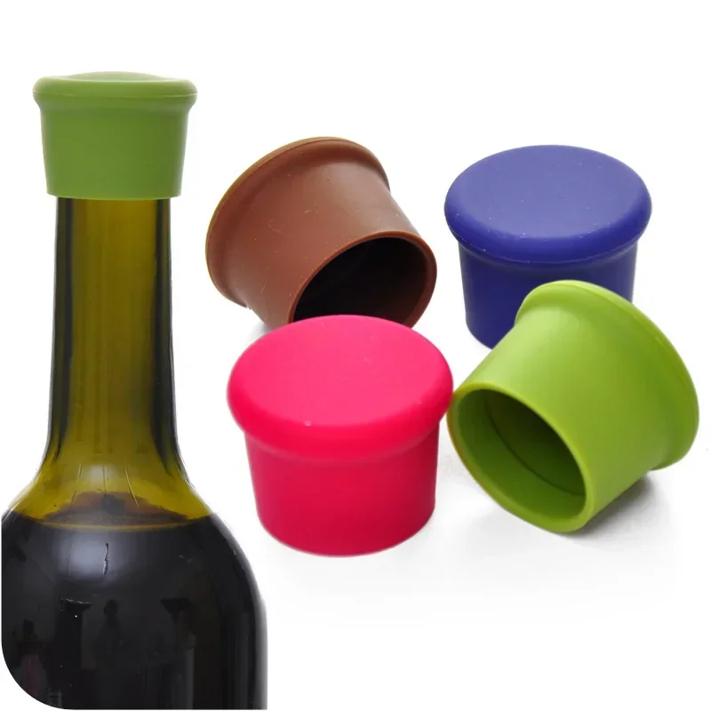 Silicone Wine Bottle Stoppers Approved Food Grade Silicone Durable Flexible Wine Bottle Stopper Silicone Wine Bottle Stoppers Approved Food Grade Silicone Durable Flexible Wine Bottle Stopper