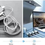 5/50Pcs Mini Cable Winder Organizer USB Charging Cable Clips Desk Tidy Organiser Wire Cord Holder Protectors In Home Office Car 2