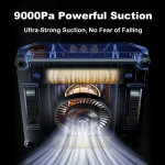 2026 Window cleaning robot Liectroux S9,with 2 roller brushes,6-way water pump spray,9KPa,frameless works,app control 5