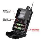 Debra Audio Receiver for ST-102 Stereo Wireless In-Ear Monitor System for Professional Stage recording studio drummer instrument 3