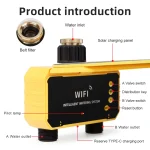 New 1/2 Outlets Solar Irrigation Timer Smart APP Control Automatic Irrigation System Outdoor Water Timer Garden Watering Tool  ﻿ 6