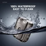 ENCHEN Mini6 2-Direction Flex Heads Electirc Shaver 100% Waterproof Up to 60-Min OF Cordless Shaving With Magnetic Cutter Head 3