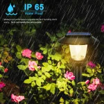 Solar Pathway Lights LED Outdoor Landscape Path Lamp IP65 Waterproof Solar Garden Lights For Yard Garden Walkway Patio Driveway 2