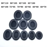 Oval Ear Pads For Headphones Covers Sponge Leather Foam Cushion 60*70 60*80 65*85 70*90 75*95 80*100 85*100 85*105 90*105 90*110