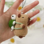 Capybara crochet Kit, Cute Animal Crochet Kit set, Christmas Gift, Crochet kit for Beginners, Crochet Kit for craft lovers, 5