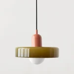 Nordic Glass Bauhaus Dining Room Chandelier Living Room Bedroom Bar Retro Coffee shop Decoration Chandelier Lighting Fixtures 2