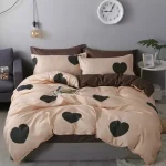 New Comfortable Soft Skin-friendly Cotton Aloe Vera Cotton Four-piece Set Active Cotton Bedding Sheet Quilt Cover 6