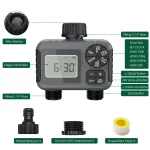 Insoma 2-Zone Sprinkler Timer Programmable Garden Hose Timer Water-Saving Irrigation Controller for Lawn Yard  Drip Systems IPX5 2