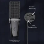 Zealsound RGB Recording Microphone With Articulated Arm/USB Condenser Mic with Tripod For Gaming Podcasting Streaming Youtube 4