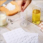 100pc Candle Wick Stickers Adhesive Heat Resistance Foam Double-sided Tape for Wax Fixed Base Holder Stand Candle Making Supplie 2