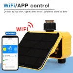 New 1/2 Outlets Solar Irrigation Timer Smart APP Control Automatic Irrigation System Outdoor Water Timer Garden Watering Tool  ﻿ 3