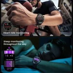 2025New For Android and ios Smart Watch Men AMOLED Screen GPS Motion trajectory Heart Rate Bluetooth Calls SmartWatch Waterproof 6